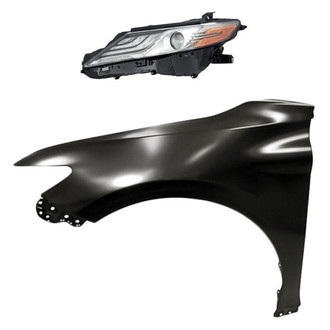 Replacement - 2-Piece Kit (Driver Side Headlight, Front Driver Side Fender) (Standard Line)