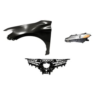 Replacement - 3-Piece Kit (Driver Side Headlight, Grille, Front Driver Side Fender) (Standard Line)