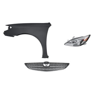 Replacement - 3-Piece Kit (Driver Side Headlight, Grille, Front Driver Side Fender) (Standard Line)