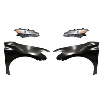 Replacement - 4-Piece Kit (Driver and Passenger Side Headlights, Driver and Passenger Side Fenders) (Standard Line)