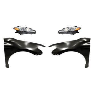 Replacement - 4-Piece Kit (Driver and Passenger Side Headlights, Driver and Passenger Side Fenders) (Standard Line)