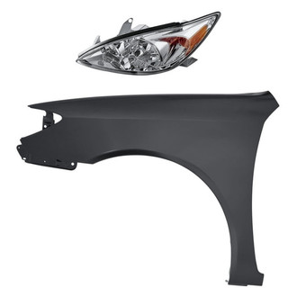 Replacement - 2-Piece Kit (Driver Side Headlight, Front Driver Side Fender) (CAPA Certified)