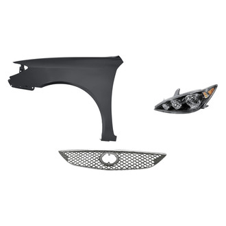 Replacement - 3-Piece Kit (Driver Side Headlight, Grille, Front Driver Side Fender)