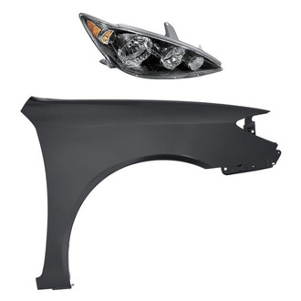 Replacement - 2-Piece Kit (Passenger Side Headlight, Front Passenger Side Fender)
