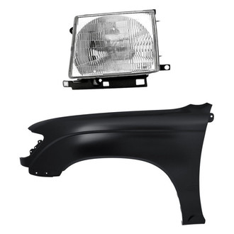 Replacement - 2-Piece Kit (Driver Side Headlight, Front Driver Side Fender)