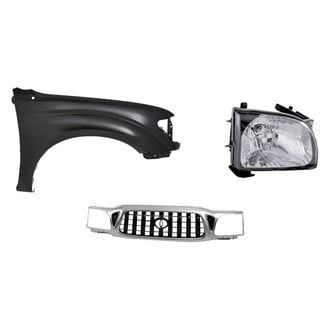 Replacement - 3-Piece Kit (Passenger Side Headlight, Grille, Front Passenger Side Fender) (Standard Line)