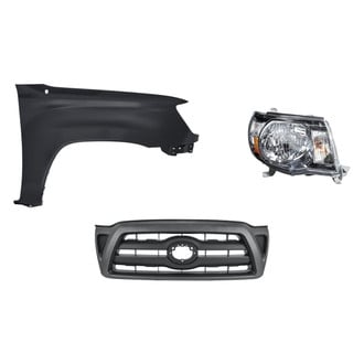 Replacement - 3-Piece Kit (Passenger Side Headlight, Grille, Front Passenger Side Fender) (Standard Line)