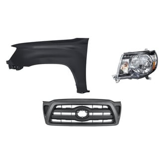 Replacement - 3-Piece Kit (Driver Side Headlight, Grille, Front Driver Side Fender) (Standard Line)