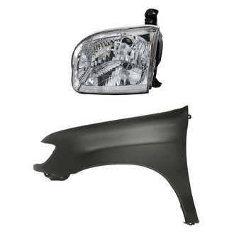 Replacement - 2-Piece Kit (Driver Side Headlight, Front Driver Side Fender) (Standard Line)