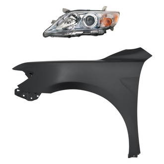 Replacement - 2-Piece Kit (Driver Side Headlight, Front Driver Side Fender) (Standard Line)
