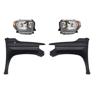 Replacement - 4-Piece Kit (Driver and Passenger Side Headlights, Driver and Passenger Side Fenders) (Standard Line)