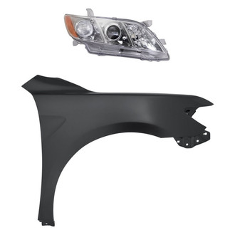 Replacement - 2-Piece Kit (Passenger Side Headlight, Front Passenger Side Fender) (Standard Line)