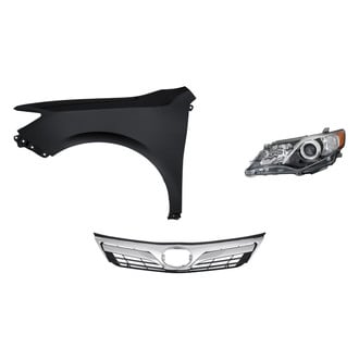 Replacement - 3-Piece Kit (Driver Side Headlight, Grille, Front Driver Side Fender) (Standard Line)