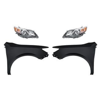 Replacement - 4-Piece Kit (Driver and Passenger Side Headlights, Driver and Passenger Side Fenders) (Standard Line)