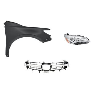 Replacement - 3-Piece Kit (Passenger Side Headlight, Grille, Front Passenger Side Fender) (Standard Line)