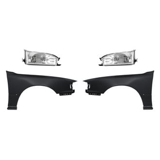 Replacement BNDL-259095 - 4-Piece Kit (Driver and Passenger Side Headlights, Driver and Passenger Side Fenders) (Standard Line)