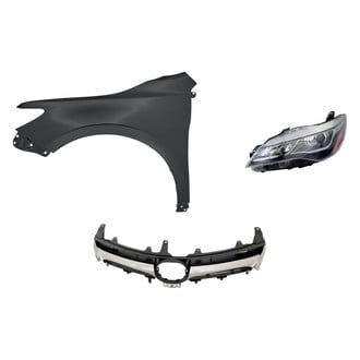 Replacement - 3-Piece Kit (Driver Side Headlight, Grille, Front Driver Side Fender) (Standard Line)