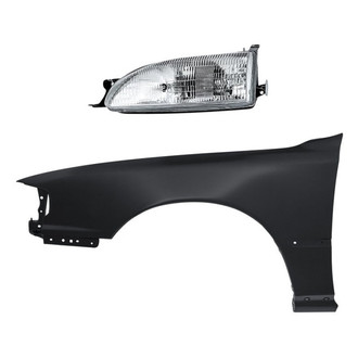 Replacement - 2-Piece Kit (Driver Side Headlight, Front Driver Side Fender) (Standard Line)