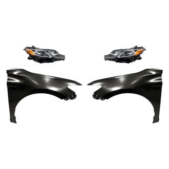 Replacement - 4-Piece Kit (Driver and Passenger Side Headlights, Driver and Passenger Side Fenders) (Standard Line)
