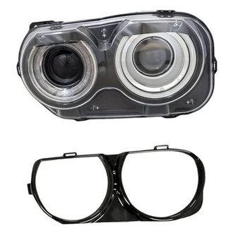 Replacement - 2-Piece Kit (Driver Side Headlight, Driver Side Headlight Bezel) (Standard Line)
