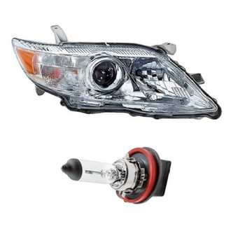 Replacement - 2-Piece Kit (Passenger Side Headlight, Bulb) (Standard Line)