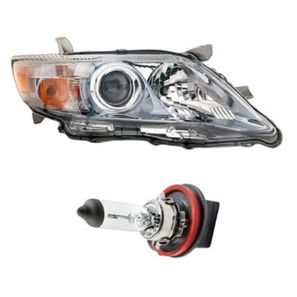 Replacement - 2-Piece Kit (Passenger Side Headlight, Bulb) (Standard Line)