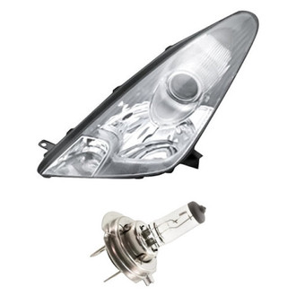 Replacement - 2-Piece Kit (Driver Side Headlight, Bulb) (Standard Line)