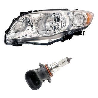 Replacement - 2-Piece Kit (Driver Side Headlight, Bulb) (Standard Line)
