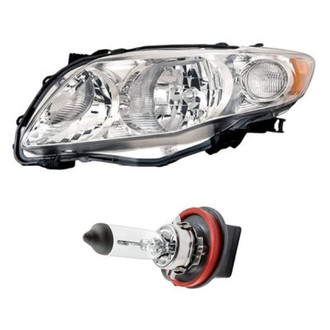 Replacement - 2-Piece Kit (Driver Side Headlight, Bulb) (Standard Line)