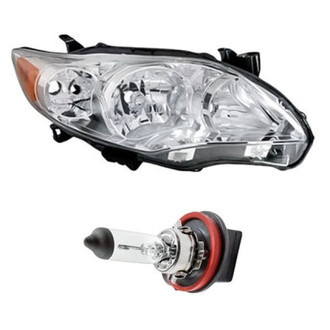 Replacement - 2-Piece Kit (Passenger Side Headlight, Bulb) (Standard Line)