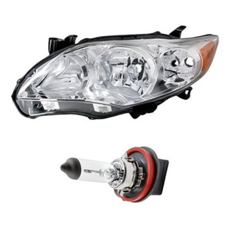Replacement - 2-Piece Kit (Driver Side Headlight, Bulb) (Standard Line)