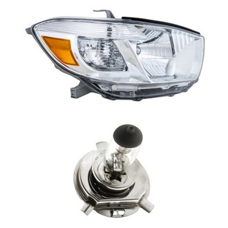 Replacement - 2-Piece Kit (Passenger Side Headlight, Bulb) (Standard Line)