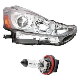 Replacement - 2-Piece Kit (Passenger Side Headlight, Bulb) (Standard Line)