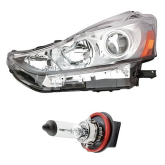 Replacement - 2-Piece Kit (Driver Side Headlight, Bulb) (Standard Line)
