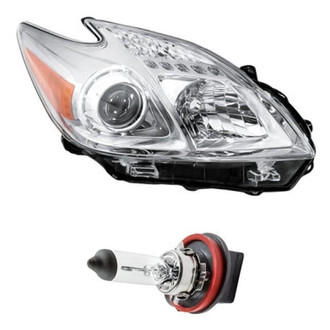 Replacement - 2-Piece Kit (Passenger Side Headlight, Bulb) (Standard Line)