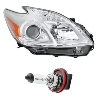 Replacement - 2-Piece Kit (Passenger Side Headlight, Bulb) (Standard Line)