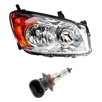 Replacement - 2-Piece Kit (Passenger Side Headlight, Bulb) (Standard Line)