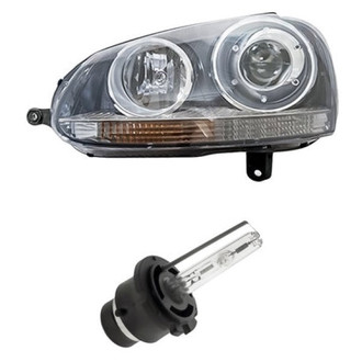 Replacement - 2-Piece Kit (Driver Side Headlight, Bulb) (Standard Line)