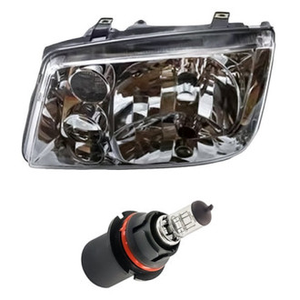Replacement - 2-Piece Kit (Driver Side Headlight, Bulb) (Standard Line)