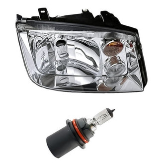 Replacement - 2-Piece Kit (Passenger Side Headlight, Bulb) (Standard Line)