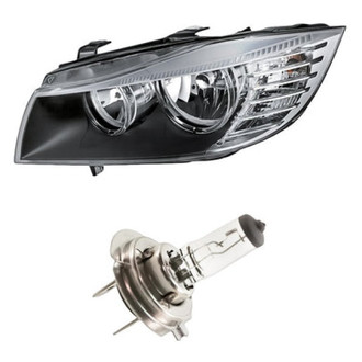 Replacement - 2-Piece Kit (Driver Side Headlight, Bulb) (Standard Line)