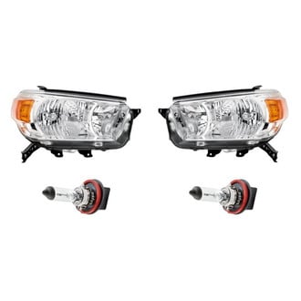 Replacement - 4-Piece Kit (Driver and Passenger Side Headlights, Bulbs) (Standard Line)