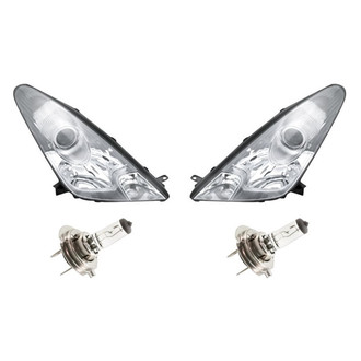 Replacement - 4-Piece Kit (Driver and Passenger Side Headlights, Bulbs) (Standard Line)