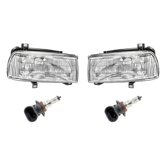 Replacement - 4-Piece Kit (Driver and Passenger Side Headlights, Bulbs) (Standard Line)