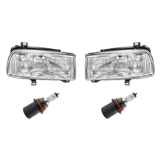 Replacement - 4-Piece Kit (Driver and Passenger Side Headlights, Bulbs) (Standard Line)
