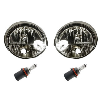 Replacement - 4-Piece Kit (Driver and Passenger Side Headlights, Bulbs) (Standard Line)