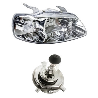Replacement - 2-Piece Kit (Passenger Side Headlight, Bulb) (Standard Line)