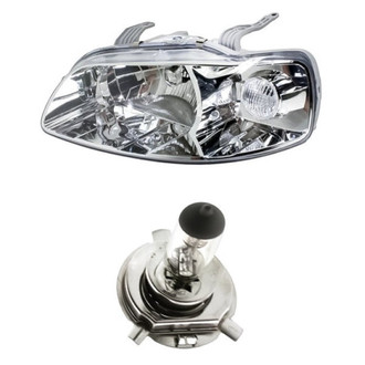 Replacement - 2-Piece Kit (Driver Side Headlight, Bulb) (Standard Line)