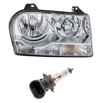 Replacement - 2-Piece Kit (Passenger Side Headlight, Bulb) (Standard Line)