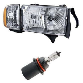 Replacement - 2-Piece Kit (Passenger Side Headlight, Bulb) (Standard Line)